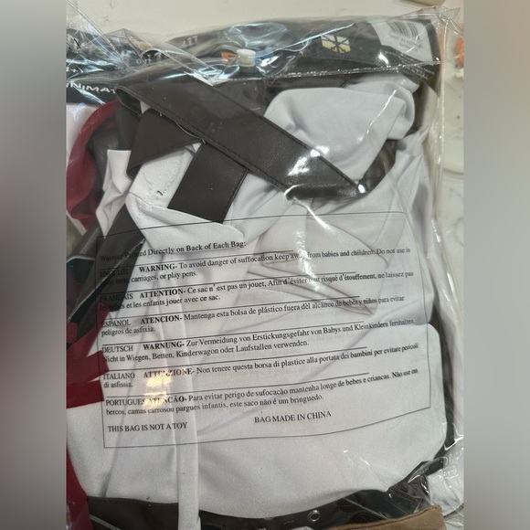 Attack On Titan Costume Halloween Cosplay Mikasa Ackerman NEW Orig Packaging - Picture 4 of 6